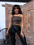 LEOPARD PRINT crop tops "MINI LADY"